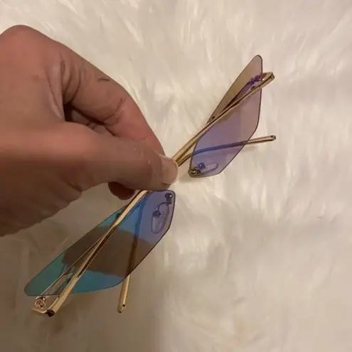Celeb Style Micro Shades • Multicolored Custom Sunglasses Rimless Fashionista