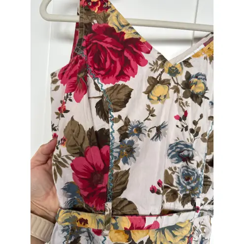 Newport News Vintage Cotton Floral Cottagecore Fit & Flare Dress, Women’s 6, EUC