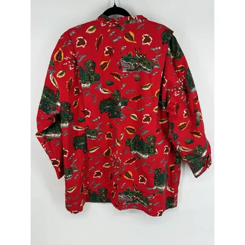 Vintage Chore Jacket By Birch Bros. The Eagles Eye Red Outdoors Size Large Barn