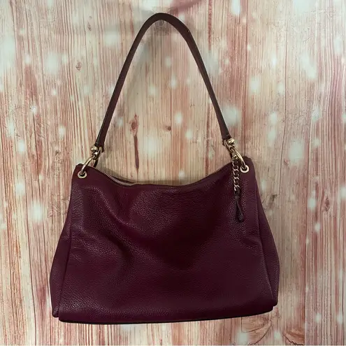 Coach Outlet Mia Wine Shoulder Bag