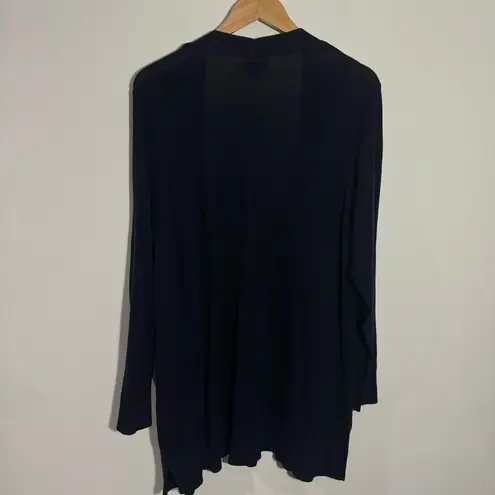 Croft & Barrow NWT  Women’s Classic Navy Open Front Cardigan w/ Pockets Size 1X