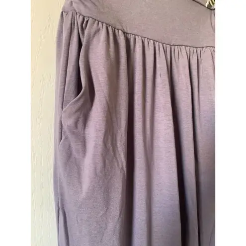 Ficerd Womens Lavender Lounge Pants With High Waist & Pockets Soft Stretch Mater Size M