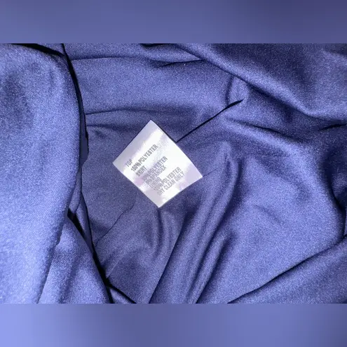 Tadashi Shoji NEW FORENA Embroidered Bodice Long Sleeve Navy Gown Sz 6