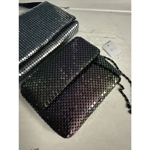 Lot Of 2 Women's metal mesh evening clutch purse for Party Prom Wedding Banquet