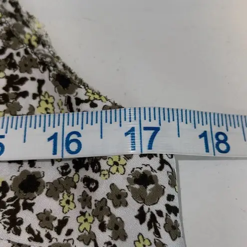 Apostrophe Women's Floral Embroidered Sleeveless Blouse Top Multicolor Size XS