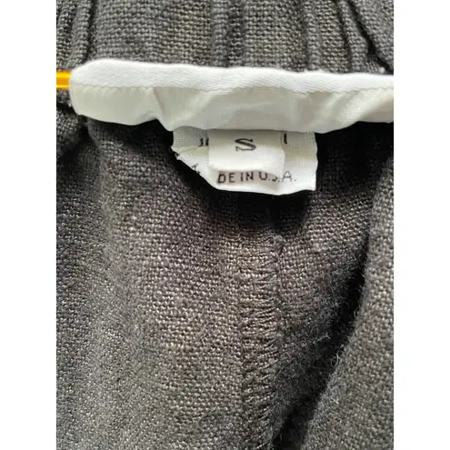 Bryn Walker Black Pullon Pants Lagenlook Balloon Barrel Leg Size Small