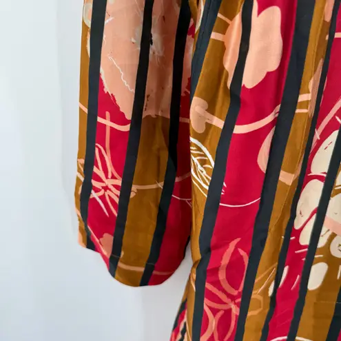 Manila Grace Blazer SZ 40 (US 2/4) Jacket Lightweight Made In Italy Art To Wear Red