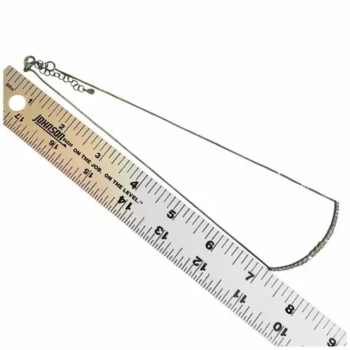 Silpada Siplada Sterling Silver CZ Curved Bar Necklace 925 Box Chain