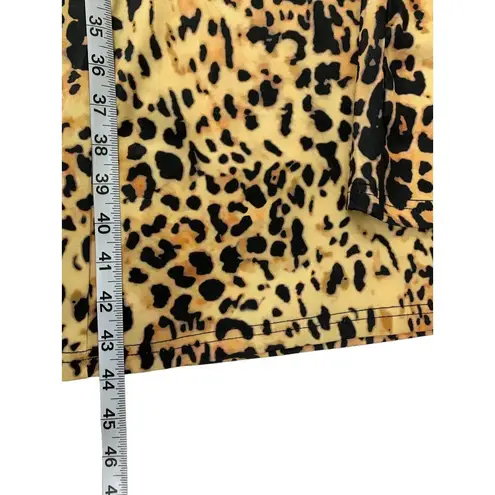 Half Heart Women's Animal Print Stretch Pants Brown Size M