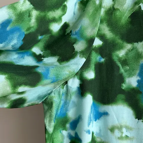 Tuckernuck Deep Lagoon Tate Dress, Blue/Green, Size XXXL Green