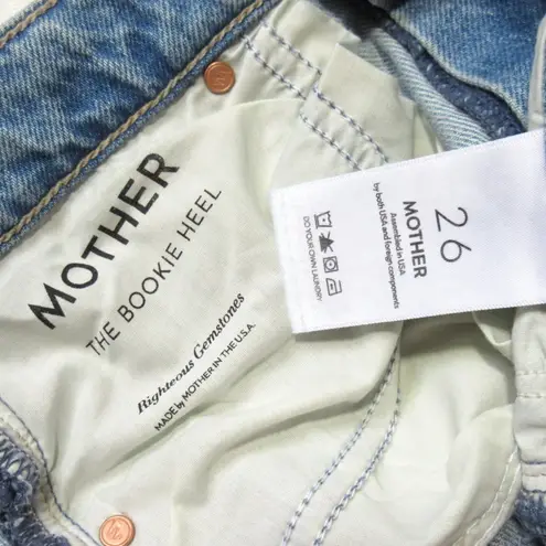 NWT Mother The Bookie Heel in Righteous Gemstone Loose Bootcut Jeans 26 Blue