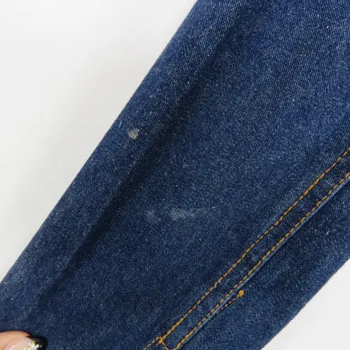 Denim & Co . 1990s Vintage Embellished Denim Jacket Jean Jacket Beaded Sequin XL