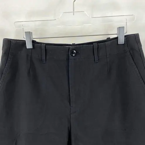 Leggiadro Vintage 90s Black Knee Length Bermuda Dress Shorts Size 12