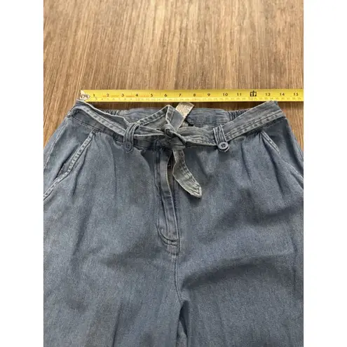 Y2K Vintage Sag Harbor Lightweight Cropped Jean Pants Women’s Size 14 Blue