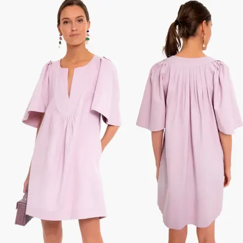 Tuckernuck Pomander Place Lilac Finley Flutter Sleeve Dress Pink Size XS