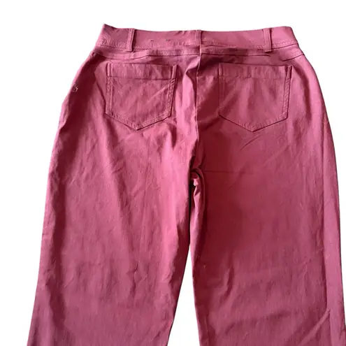 JM Collection JM Collection Deep Maroon Tummy Control Dress Pants Size 10