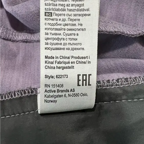 Kari Traa Nora Maria lavender Gray Heather Bomber Jacket medium down insulated