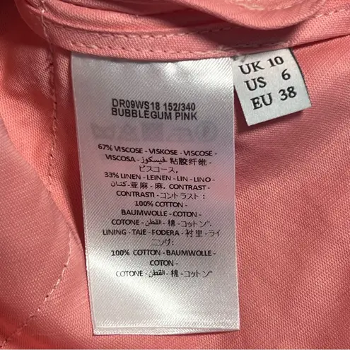 JW Anderson Cottagecore Runway Dress Size 6 Asymmetric Hem Fairycore Renaissance Pink