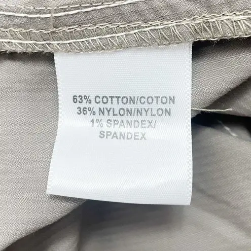 Kuhl Kendra Kapri Capri Pants Size 8 Beige Tan Cropped Hiking Pant Embroidered