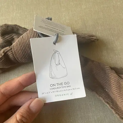 Pehr On the Go Corduroy Mom/Diaper Tote Bag Brown