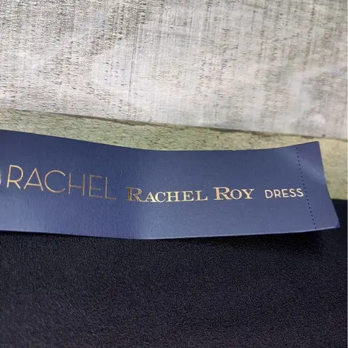 Rachel Rachel Roy Size 18W Black Surplice Peplum Bell Sleeve Party Sheath Dress