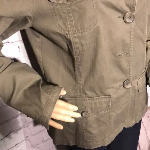 Lady Hathaway Military Look Khaki Blazer XL