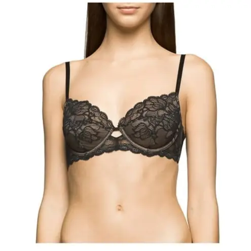 Calvin Klein Brand New  Women's Size 34DDD Black Unlined Full Coverage Bra - Image 2