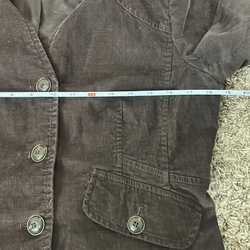 Jean Paul Berlin Brown Corduroy Jacket Size 10