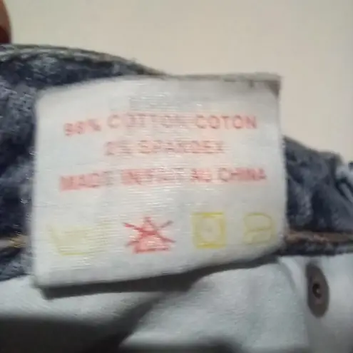 Silver Jeans Ana Denim Skirt-Size 29-Asymmetrical Seam-Raw Hem-Embroidered