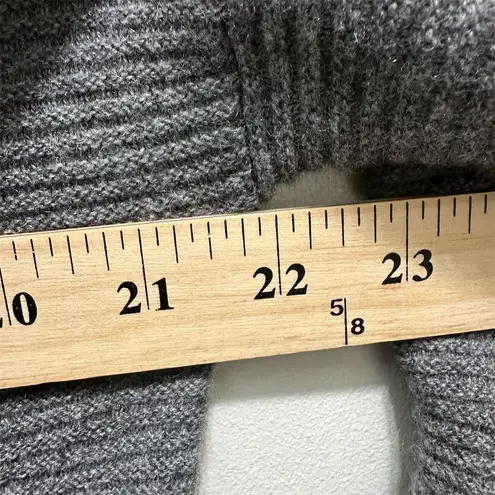 PLY Cashmere Women's Gray Tunic Sweater Dress Large Minimalist Scandi Style Chic