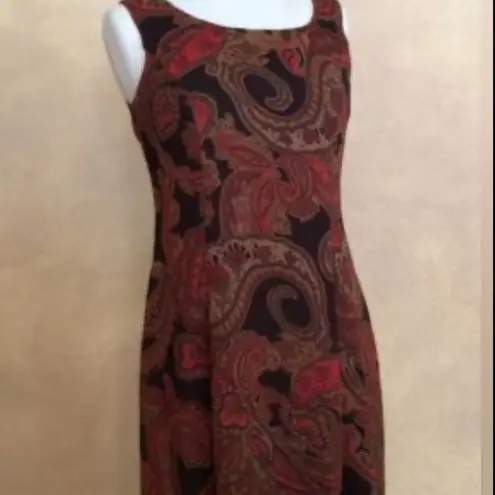 Studio One Woman’s Studio 1 multi color purple-plum sleeveless Dress and Blazer combo