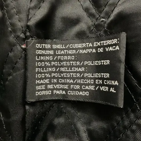 Jacqueline Ferrar i Genuine Leather Size Small Hooded Snap Sleeves Vintage