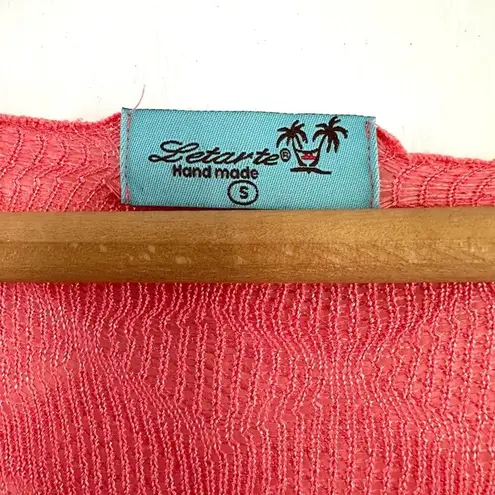 Letarte Handmade Sheer Knit Cardigan Cover