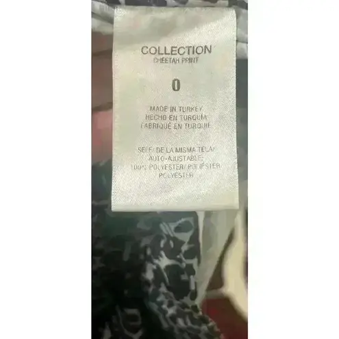 Revolve Favorite Daughter The Friday Flowy Pants Cheetah Black Beige Blue Size 0