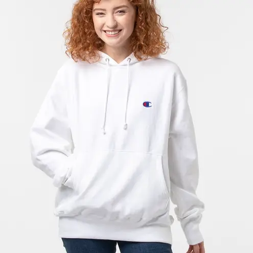 Champion Hoodie Reverse Weave White