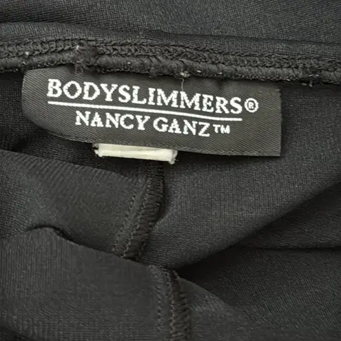 Nancy Ganz Black Lace Trim Body Slimmers Shapewear Bike Shorts Size XL