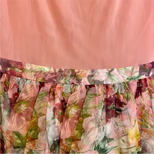 Alice + Olivia  Chara Mixed Media Mini Dress Pink - Image 6