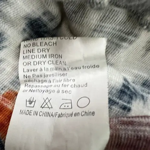 Tiny by Anthropologie Womens Top Small Cotton Aztec Festival Tribal Hippie Boho Gray