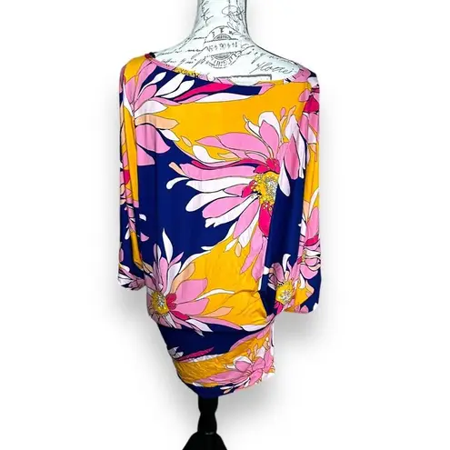 Trina Turk New  Breeze Floral Swim Cover Up Tunic Dress Small NWT MSRP $152