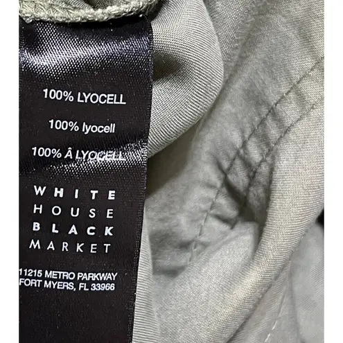 WHBM The Jogger Pant Olive Green Size 8 Long Pull