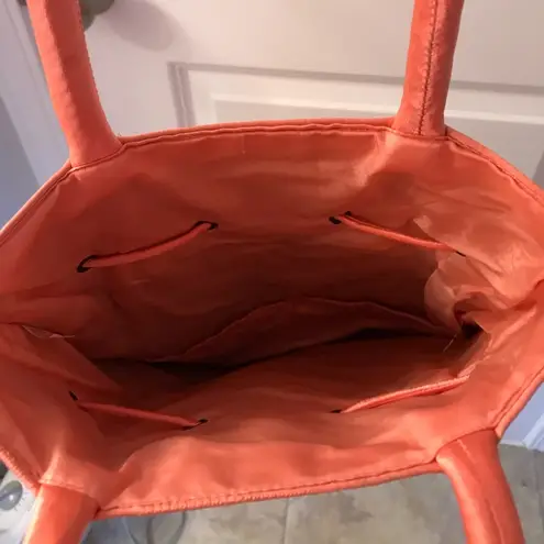 Silk shoulder bag Orange