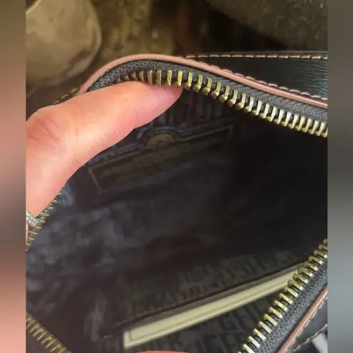 Kurt Geiger Authentic LONDON leather studs Eagle head zip top crossbody