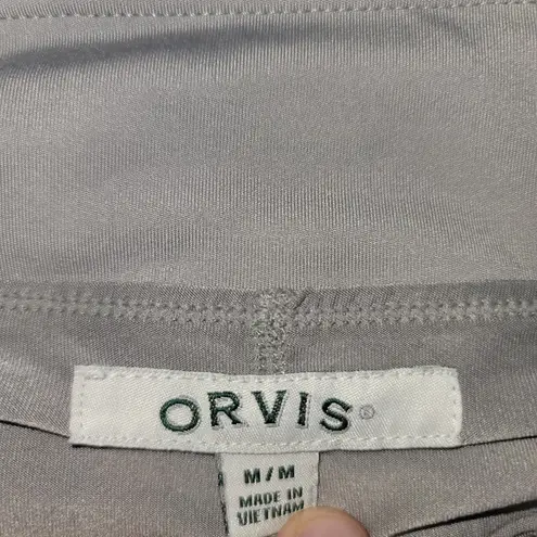 Orvis Womens Small Gray Skort Skirt Lightweight Moisture Wicking Golf Tennis.