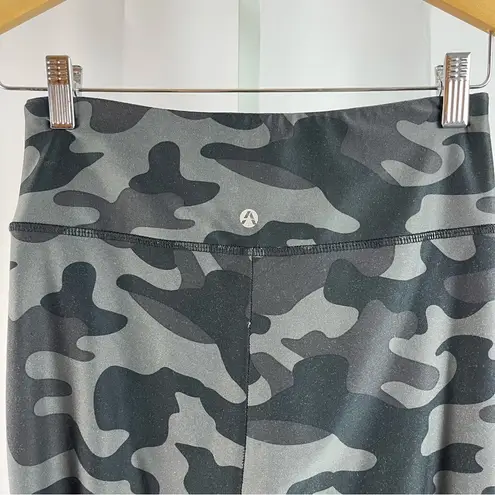 Athletic Collection Size Small Camo High Waist Criss Cross Ankle Leggings Yoga Gray