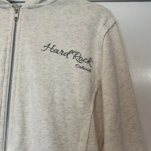 Hard Rock Cafe Graphic Gray Hoodie size small.