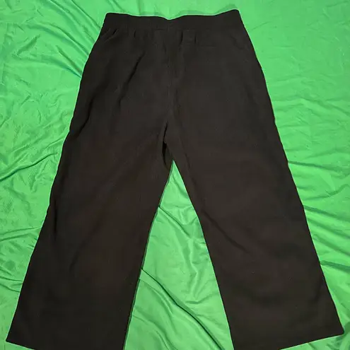 Halara Corduroy Wide-Leg Women's Black Pants size XL Petite