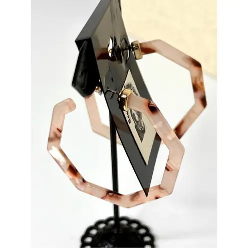 Pink Pearl Beaded Twisted Necklace & Bracelet, Hoop Pearl Earrings Set White