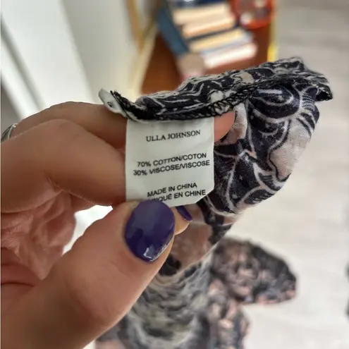 Ulla Johnson Manet Floral Blouse 10 Like New – Feminine Boho Western Coastal - Image 9