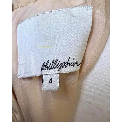 3.1 Phillip Lim Ivory Textured Floral Mini Dress, Size 4