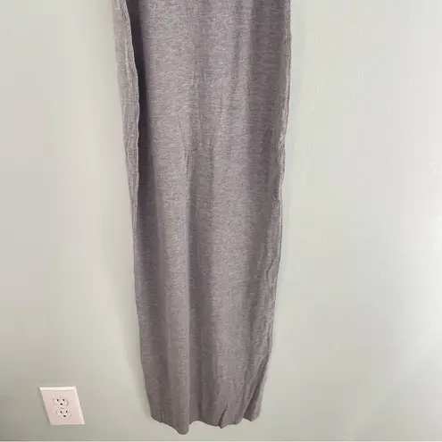 SKIMS Soft Lounge Rib Cutout Nightgown Heather Grey